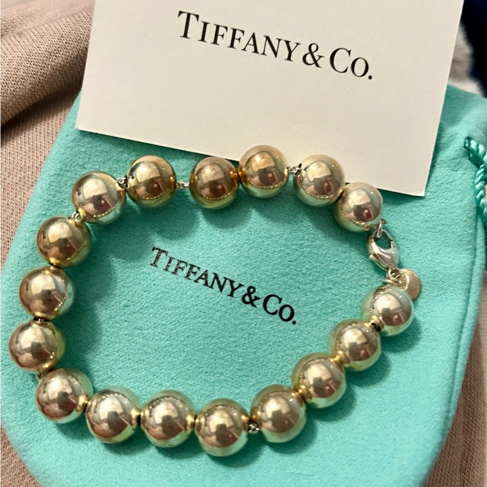 Tiffany & Co Sterling Silver Ball Bracelet